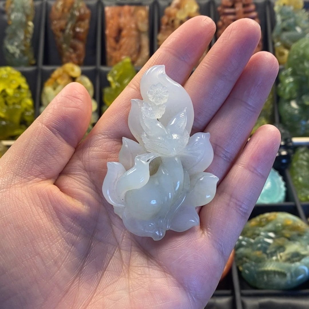 蛇纹石玉合金颈饰