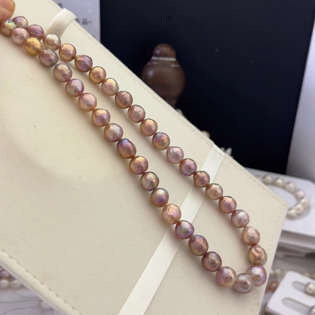 钛钢手绳淡水珍珠