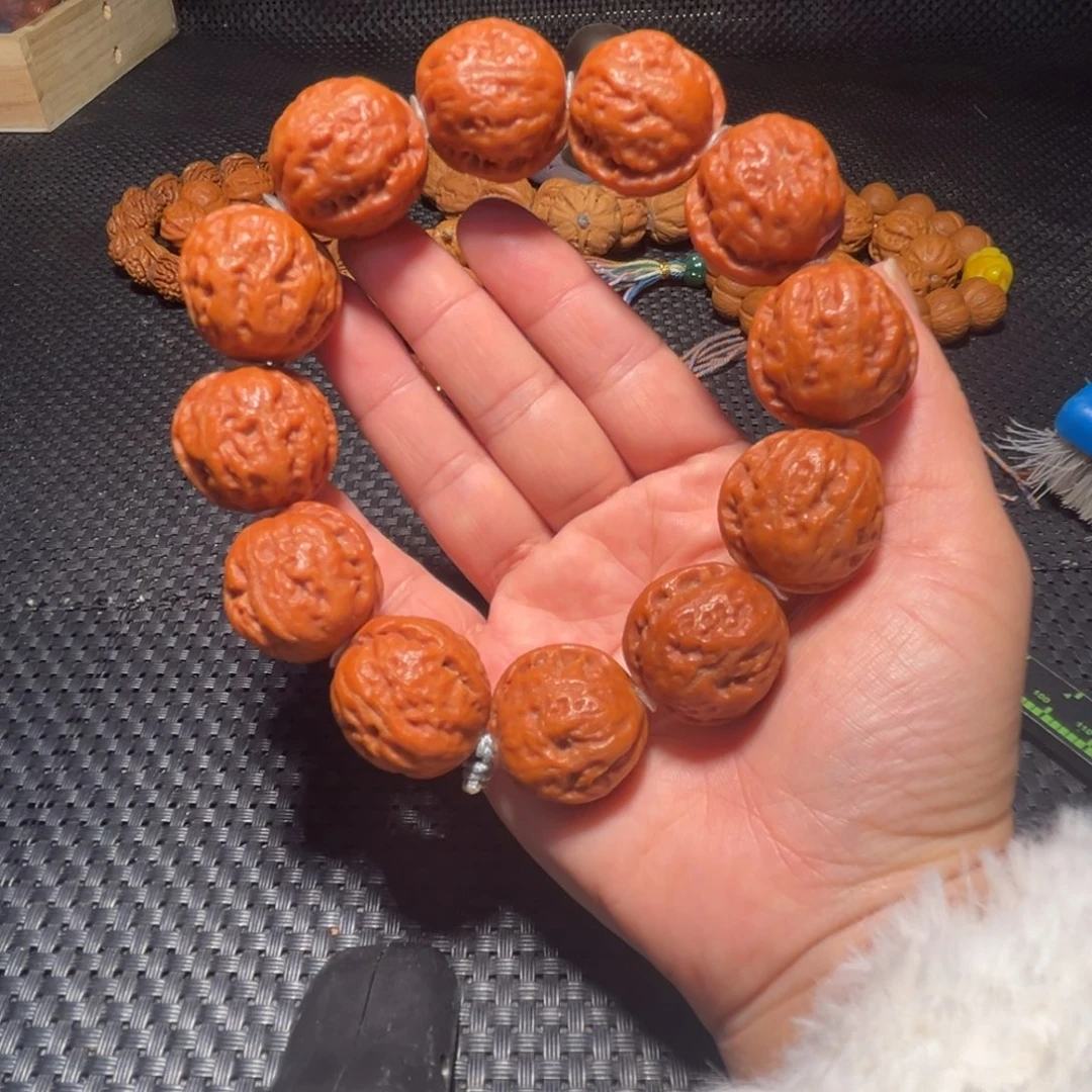 文玩核桃手串金蟾背25