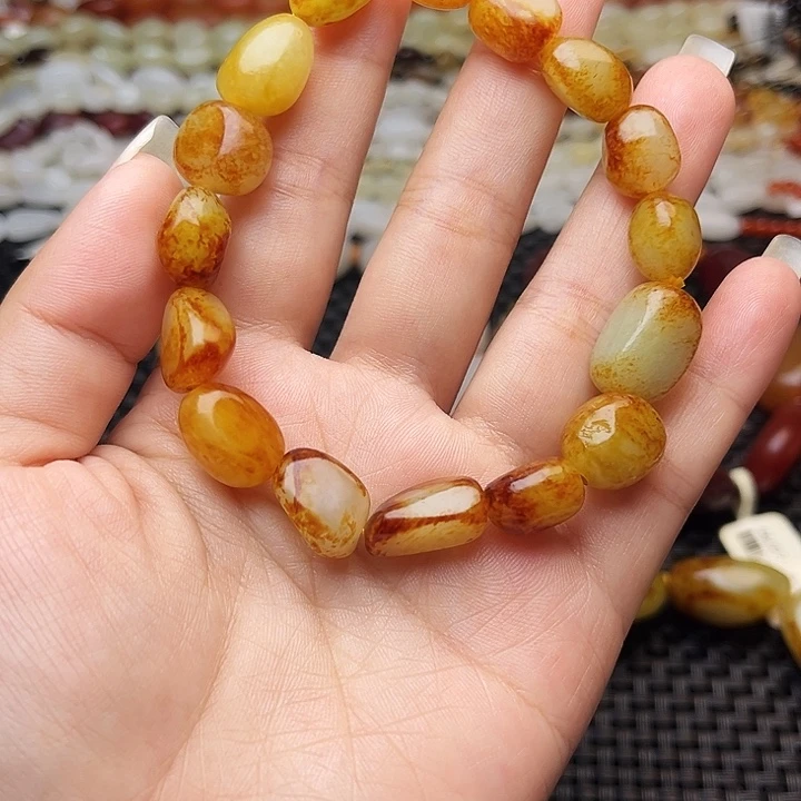 和田玉未镶嵌手链