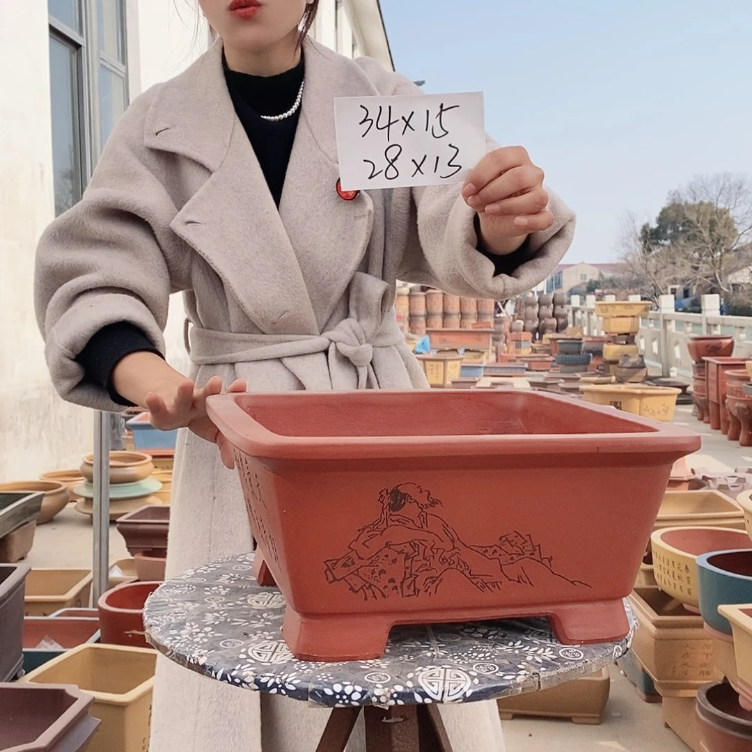 紫砂花盆紫砂花盆