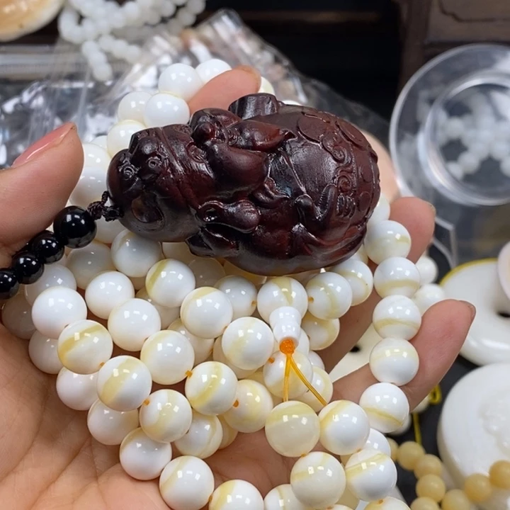 海***咸香榧木花梨木，1.0金线108