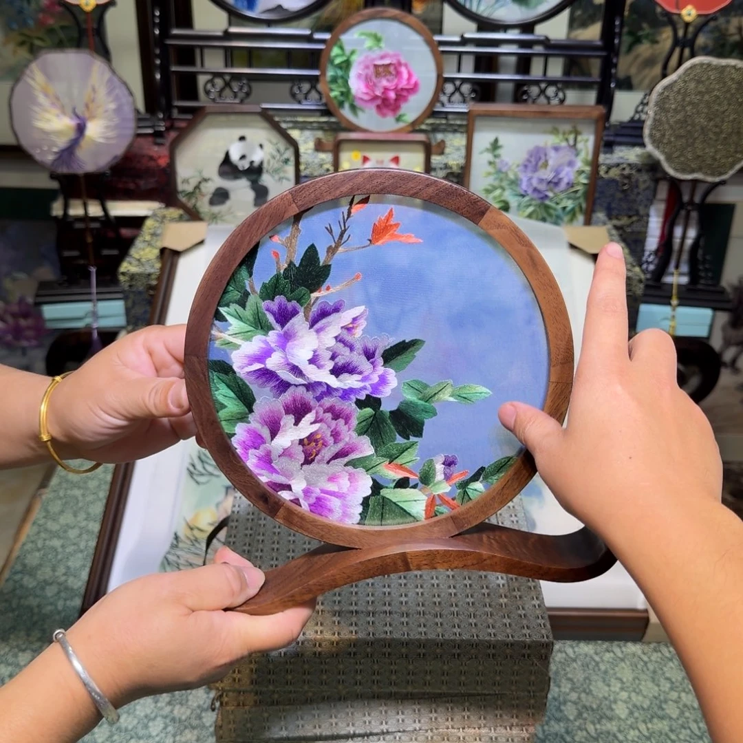 刺绣手工苏绣工艺制作技艺精湛