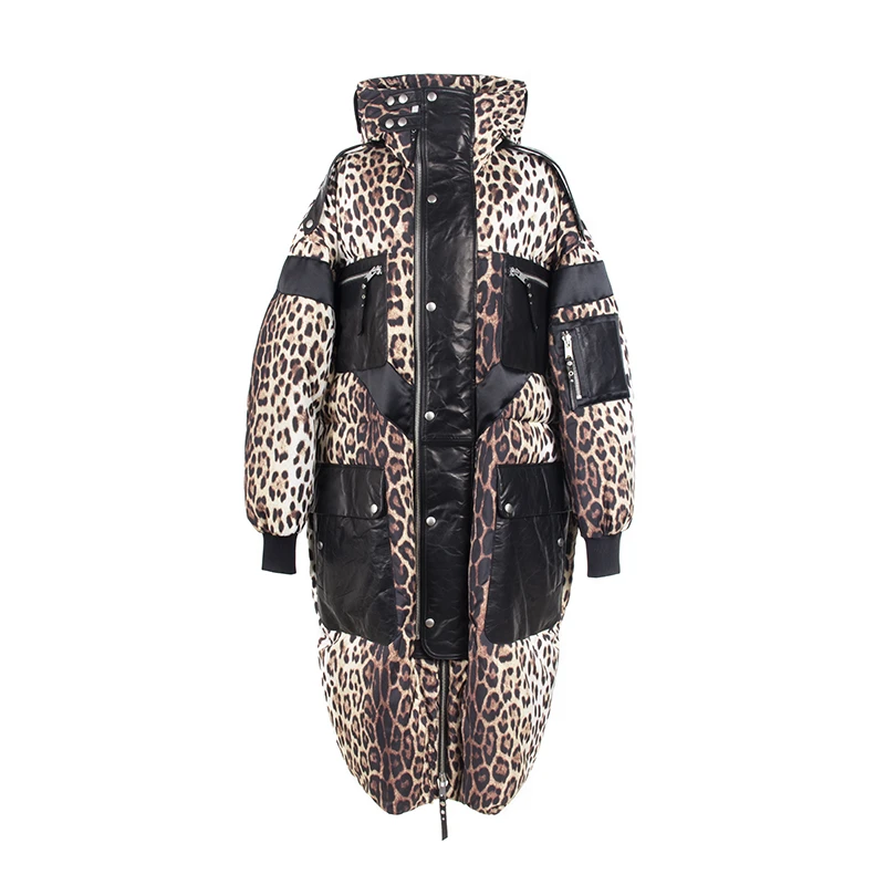 【NATURAL GIFT】秀款奢华 三防面料 拼绵羊皮羽绒服 FGMDJA00523