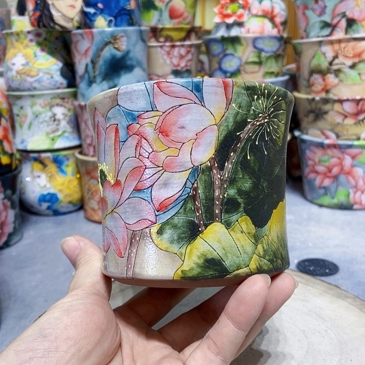 景德镇艺术手绘作品