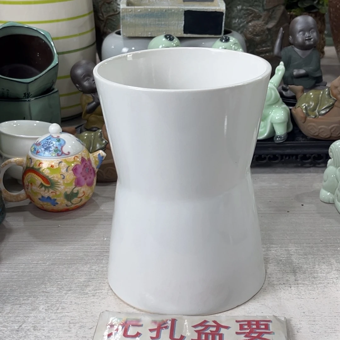 陶瓷绿植多肉微瑕花盆口径14*20