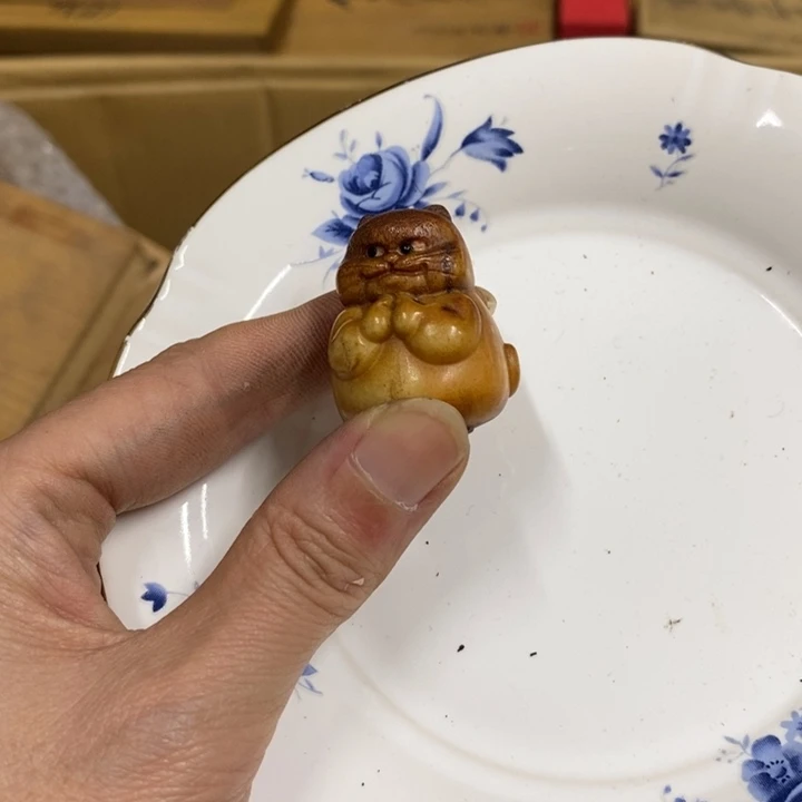 泽***液瓷中古工艺品一件