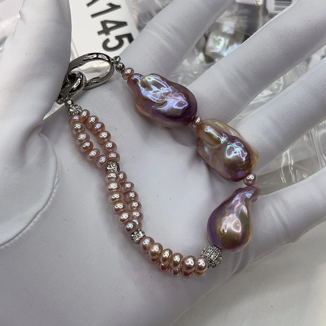 耳饰合金淡水珍珠