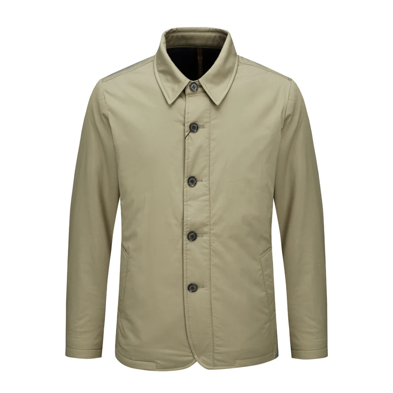 SL105仕东秋冬男式棉衣 棉直排扣休闲保暖防风棉服外套 时尚都市