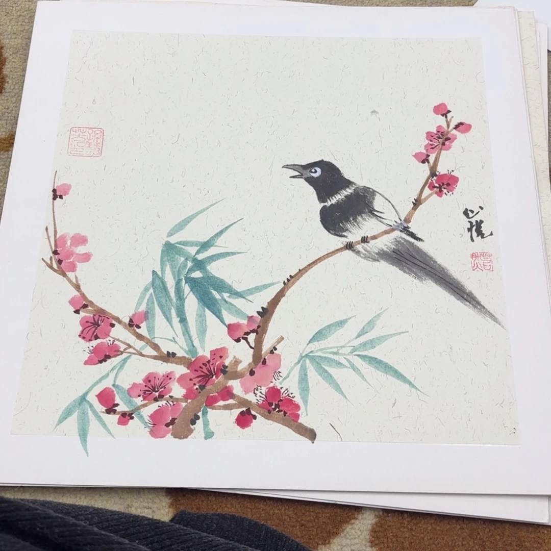 国画38-38卡纸作品艺