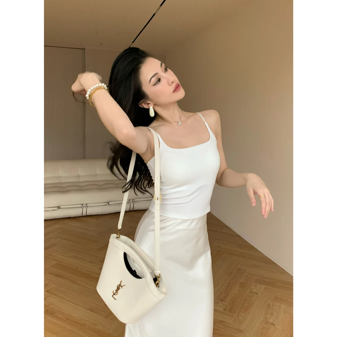 JIJINQI时尚运动通勤打底美背夏季简约纯色吊带背心 JD03SZPT1087