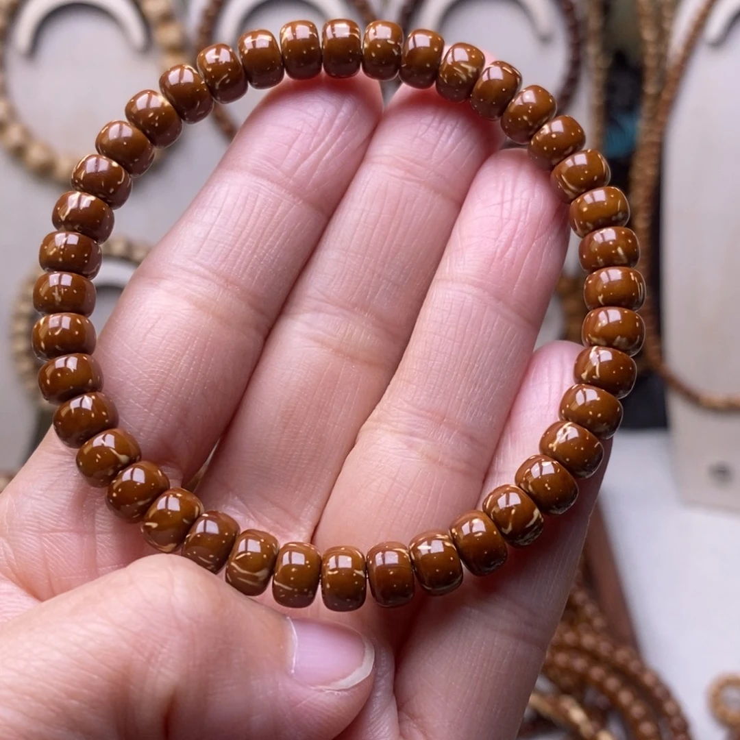 •***•手串紫金鼠精工鼠尖纯肉满天星高油密精挑