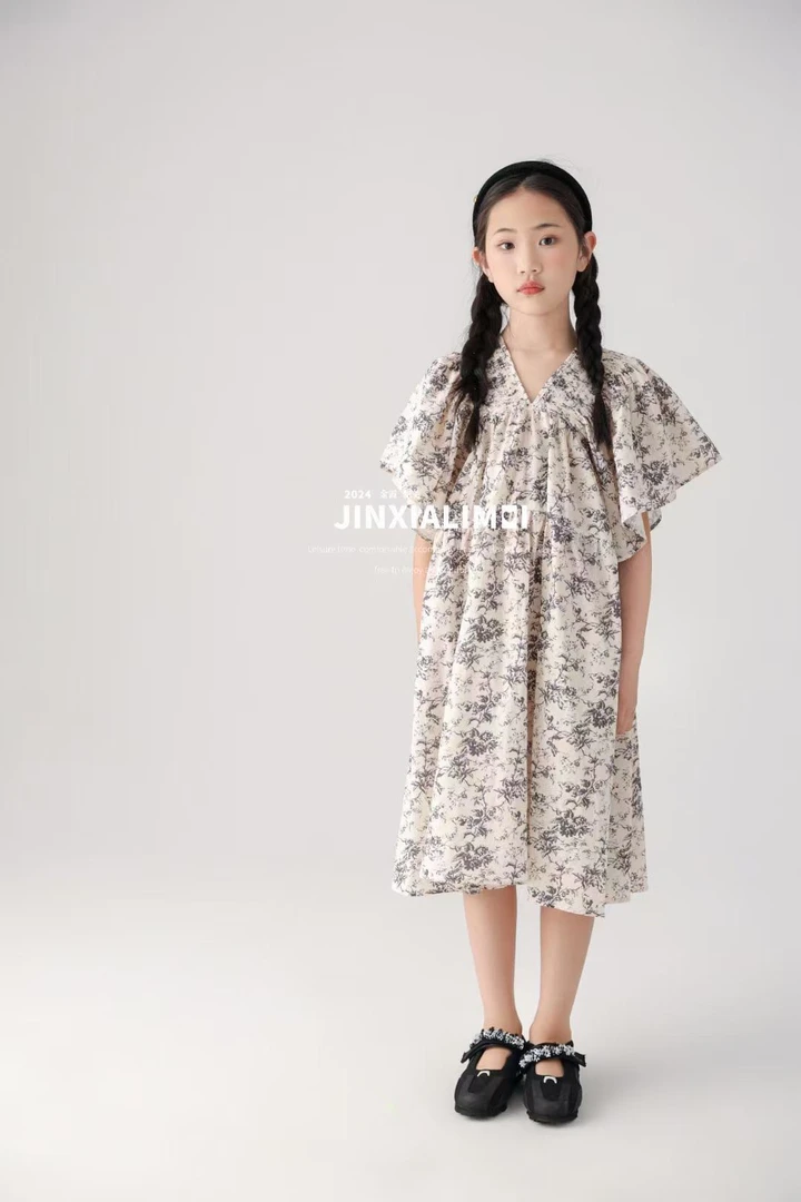 韩版女童时尚休闲碎花夏季裙