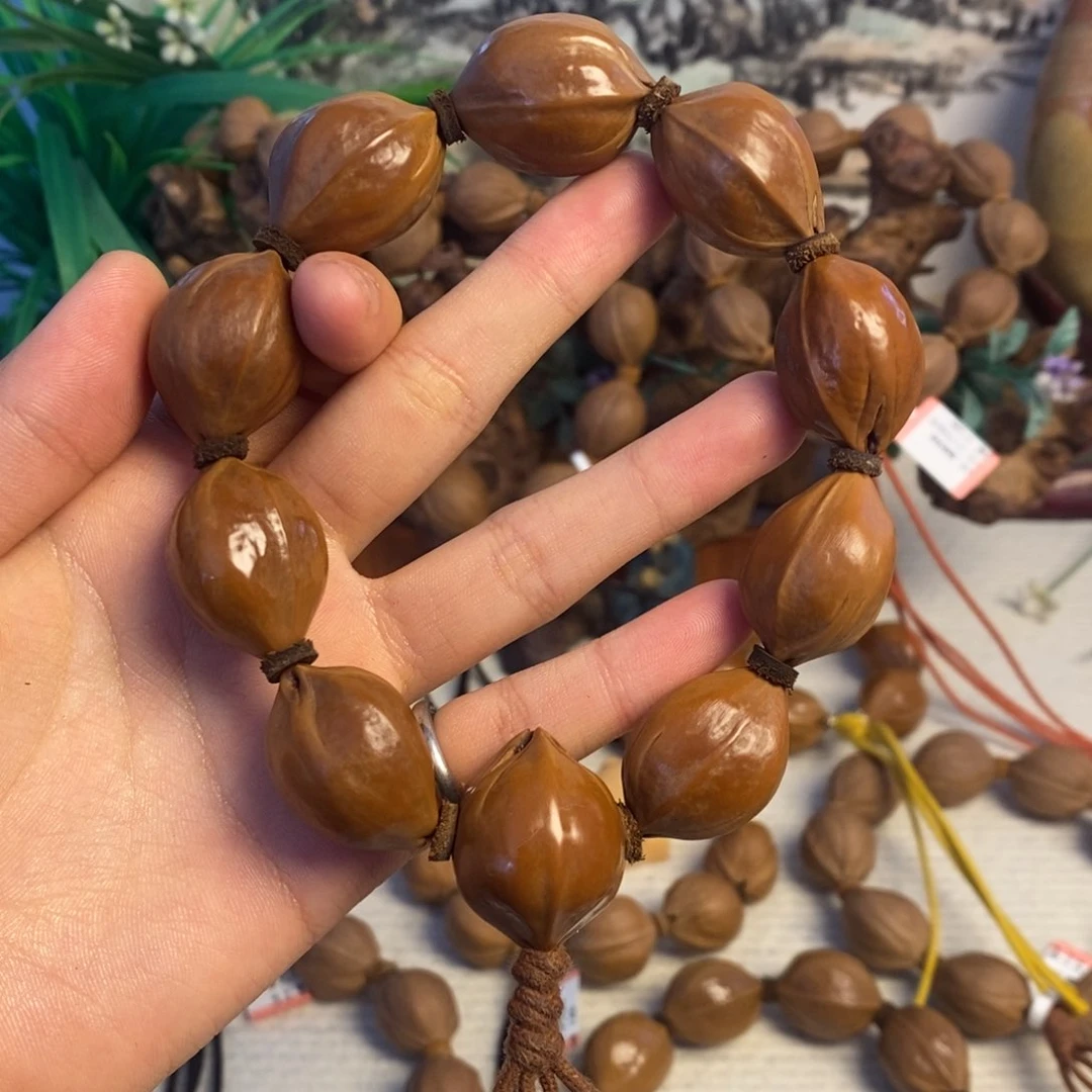 橄榄核手串/手链梅林铁核19/26左右去霜打底