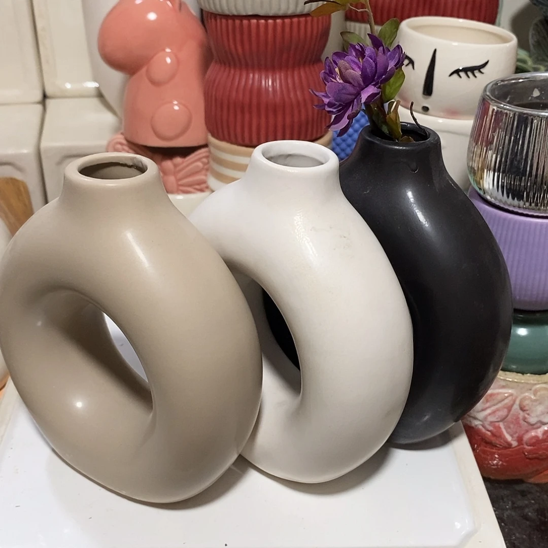 杯子陶水培陶盆无孔 瑕疵介意勿拍