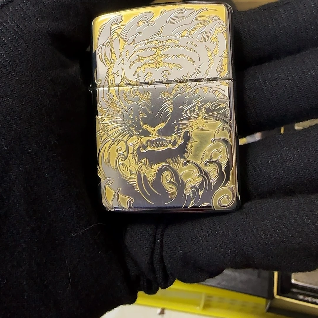 用***3镀铬双色盔甲老虎