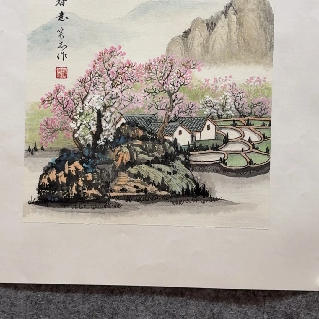 国画34斗方作品哈哈哈