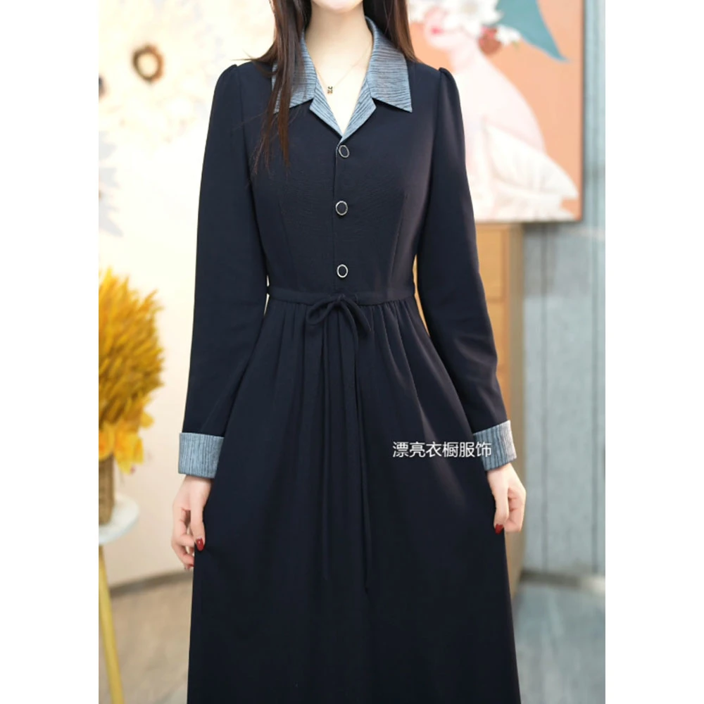 [PLYC202505]新品春季气质显瘦修身女装连衣裙时尚打底收腰短袖