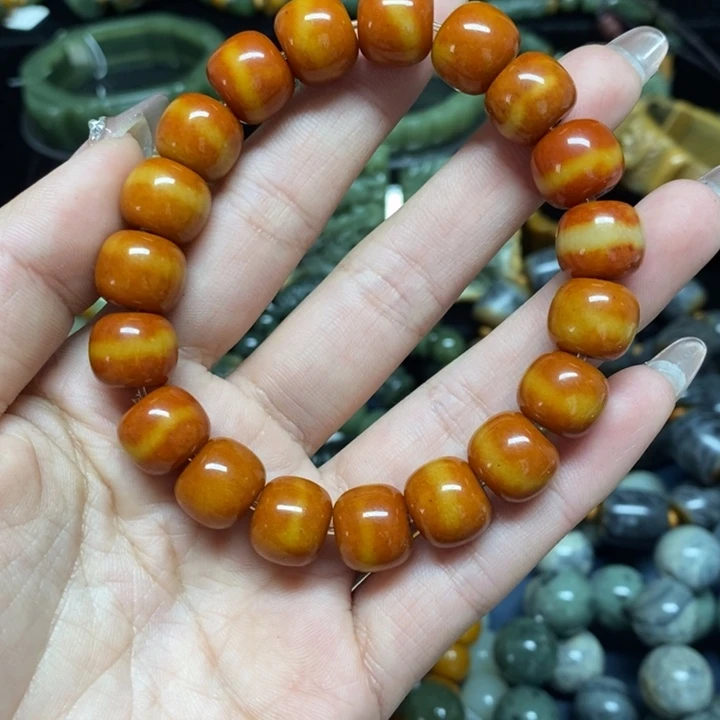 蛇纹石玉珠宝奇石未镶嵌