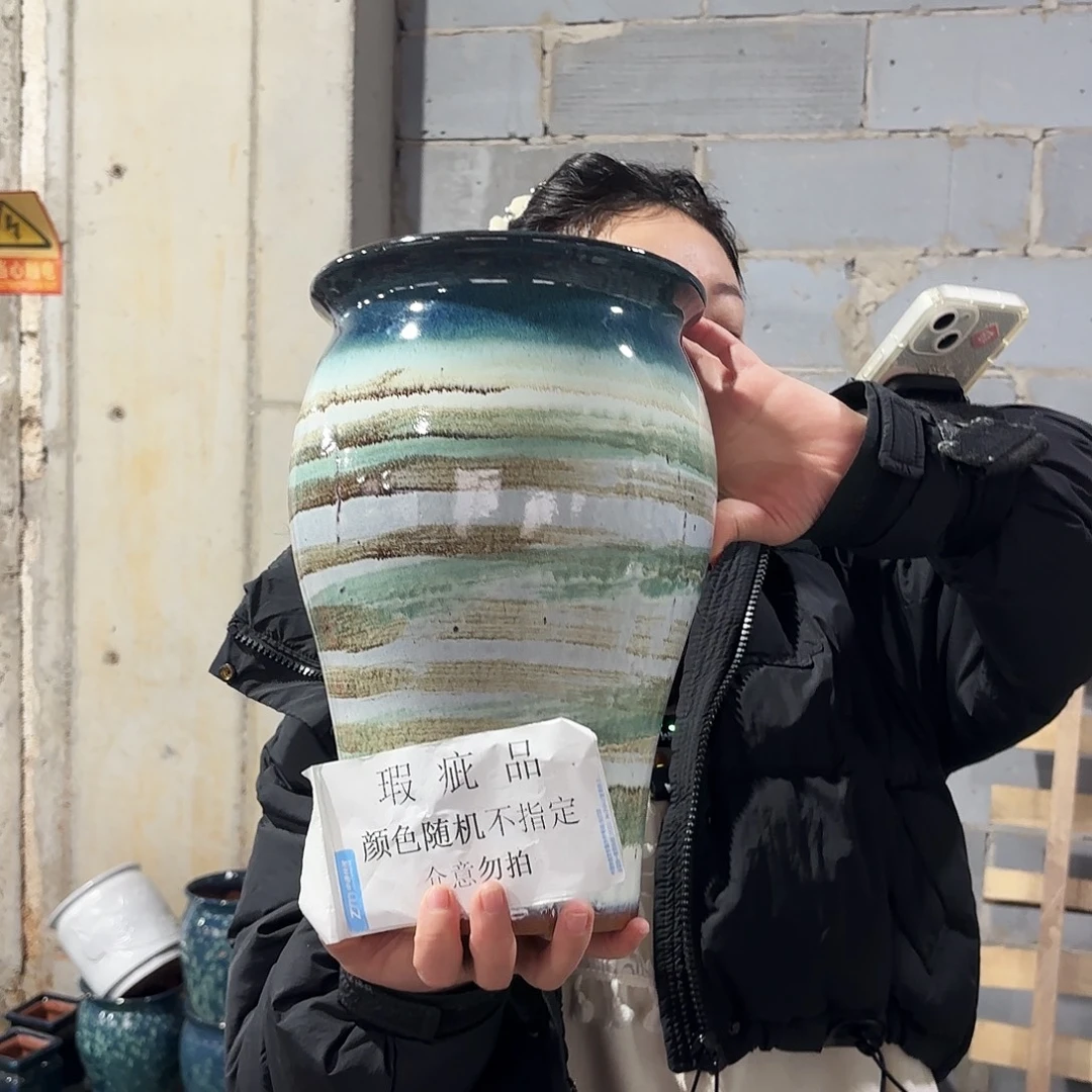 瑕疵一个高32/20红陶