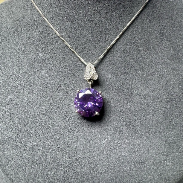 项链 紫色项链搭配款项链经典款T023