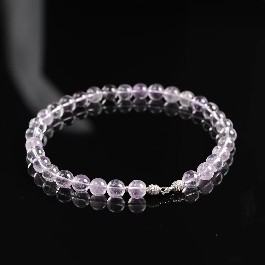 本真 |“坦荡”原创设计精品高段位水晶薰衣草13mm+项链