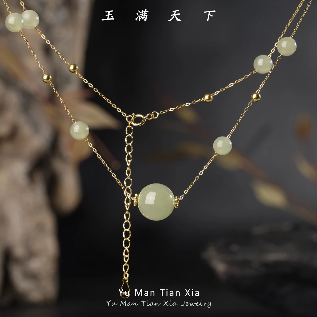 玉满天下 s925银 满天星路路通吊坠  颜色多样性发一