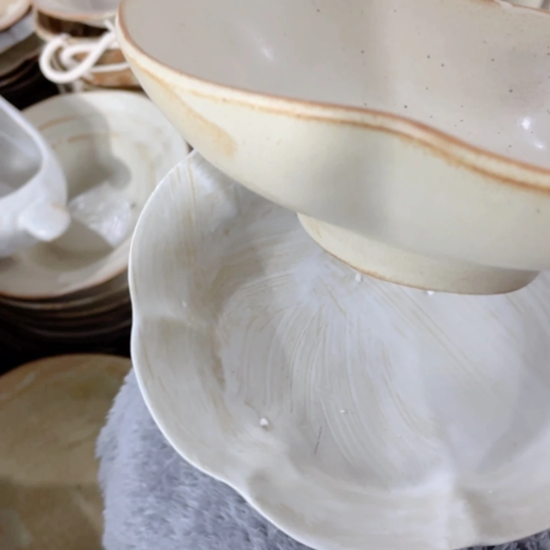 【闪购商品】陶瓷杯碟盘碗瑕疵完美主义的鱼拍2……………………