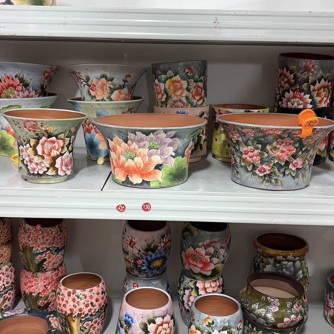 紫砂花盆野*禅手工花盆默认微瑕3个