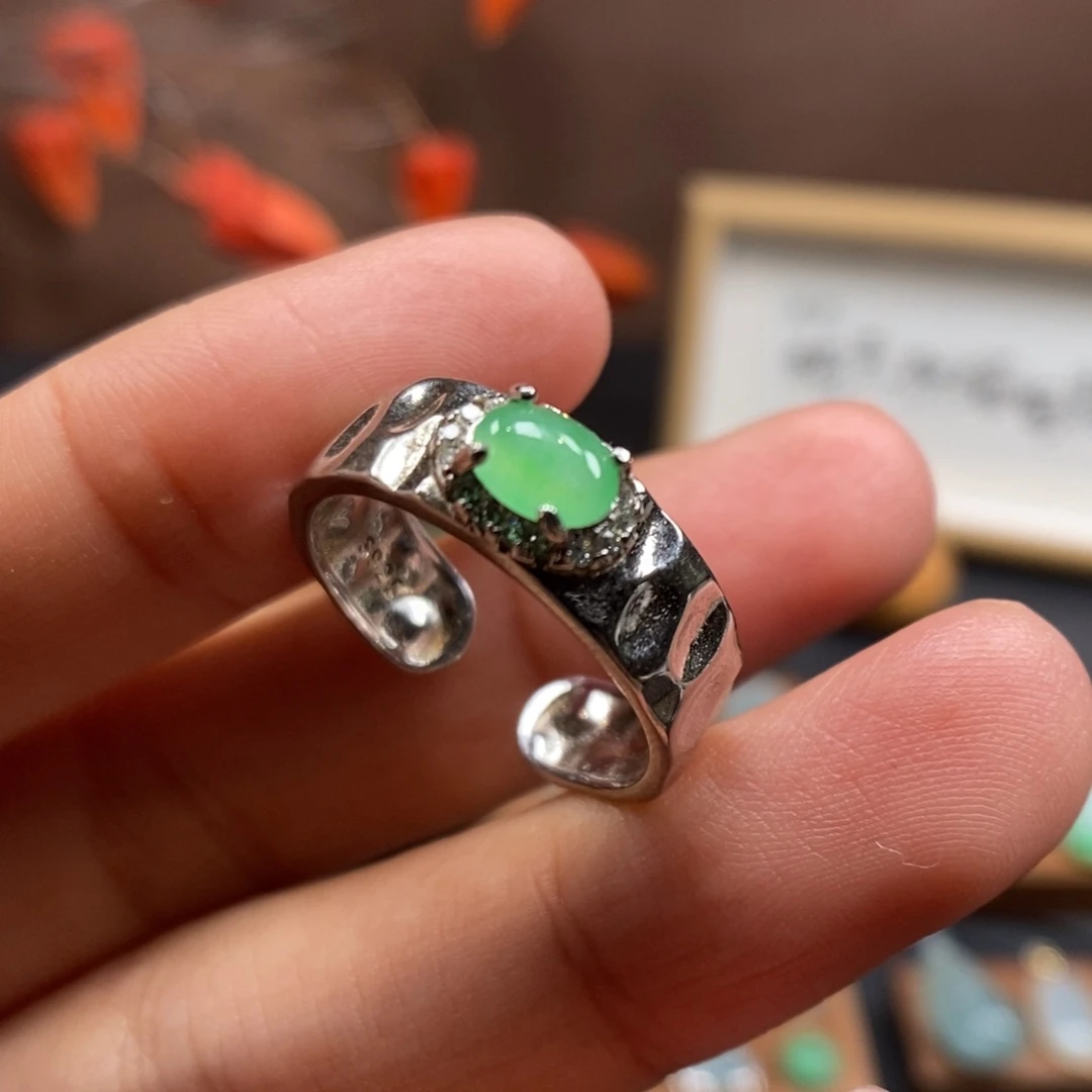 【闪购商品】颈饰银S925镶嵌翡翠13