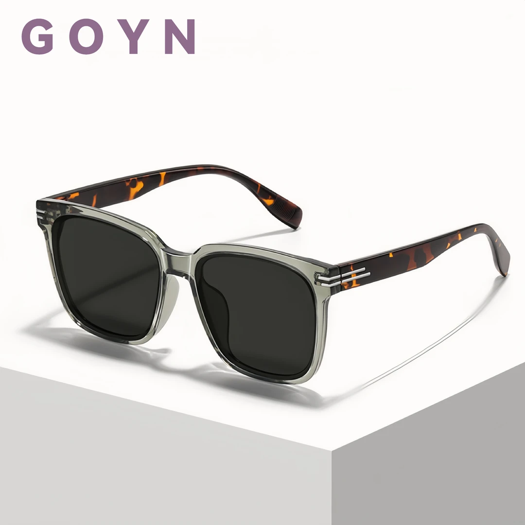 GOYN新款防紫外线尼龙偏光太阳镜韩版2025大框遮阳镜方框墨镜男女