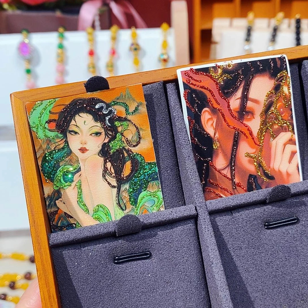 小***宝石英石纯铜藏传作品唐卡艺术