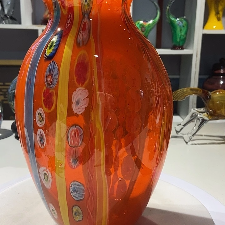 琉璃纯手工琉璃花瓶