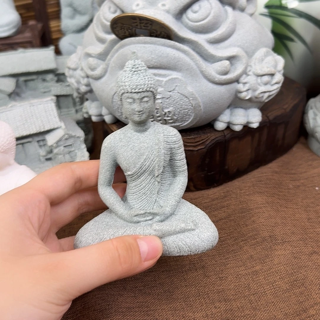 石材青砂石大日如来