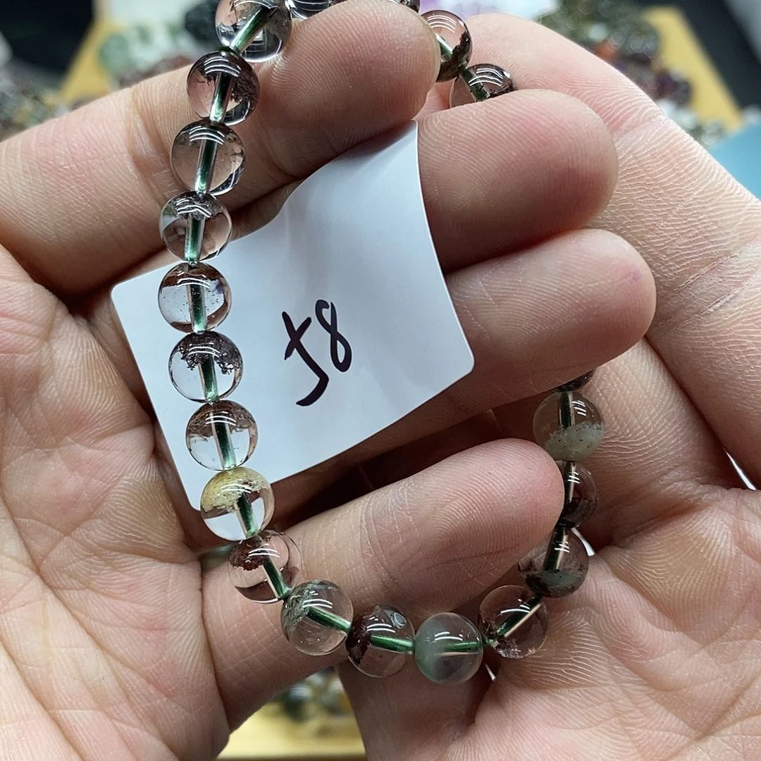 水晶手串未镶嵌天然