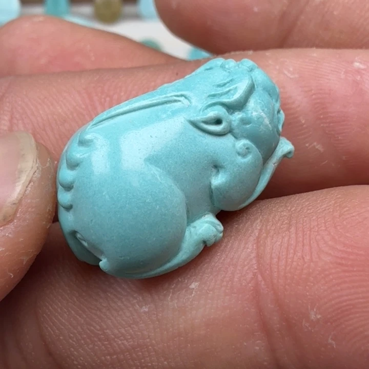 绿松石未镶嵌珠宝半成品