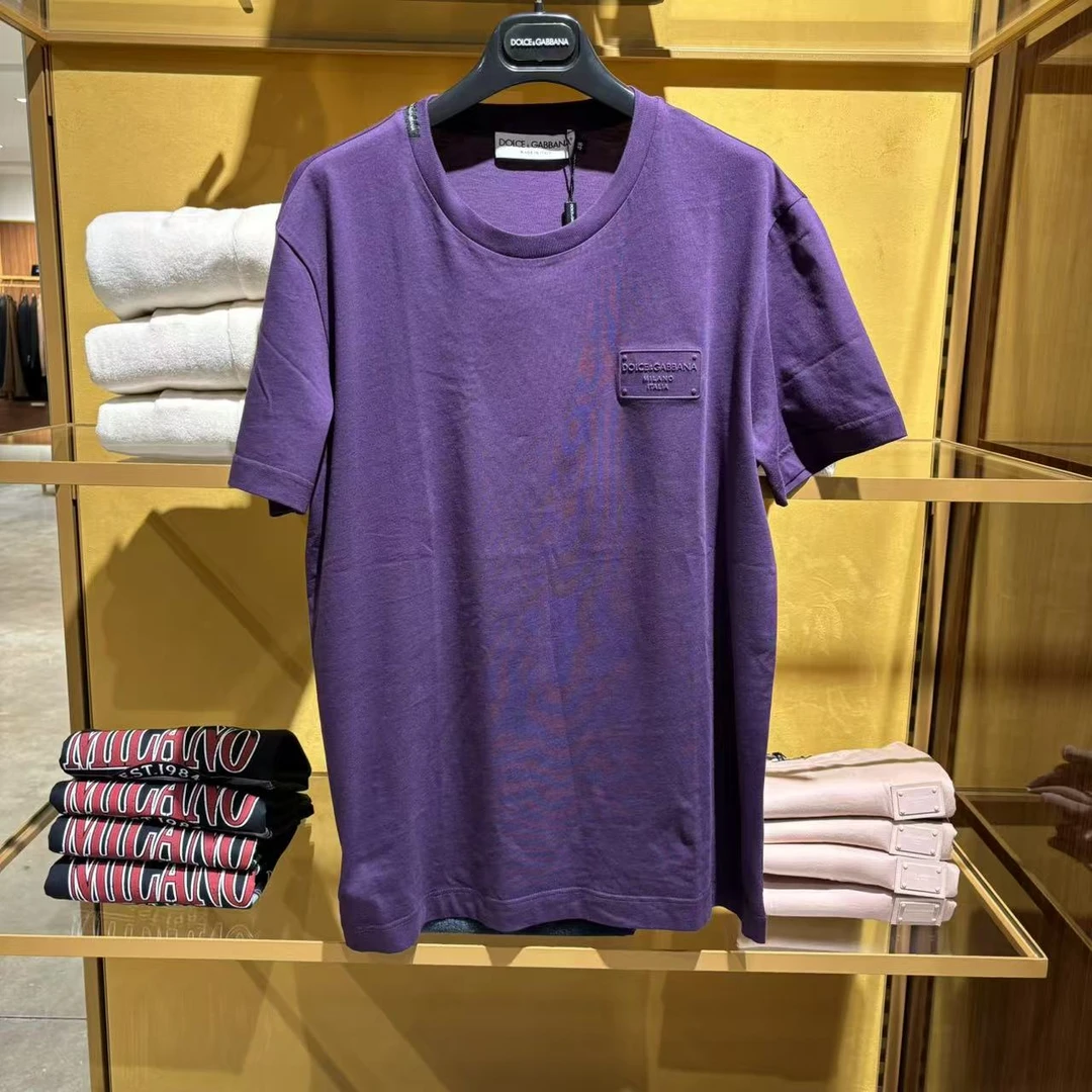 【CC在欧洲】D....G1号折扣款 特价紫色方标短袖