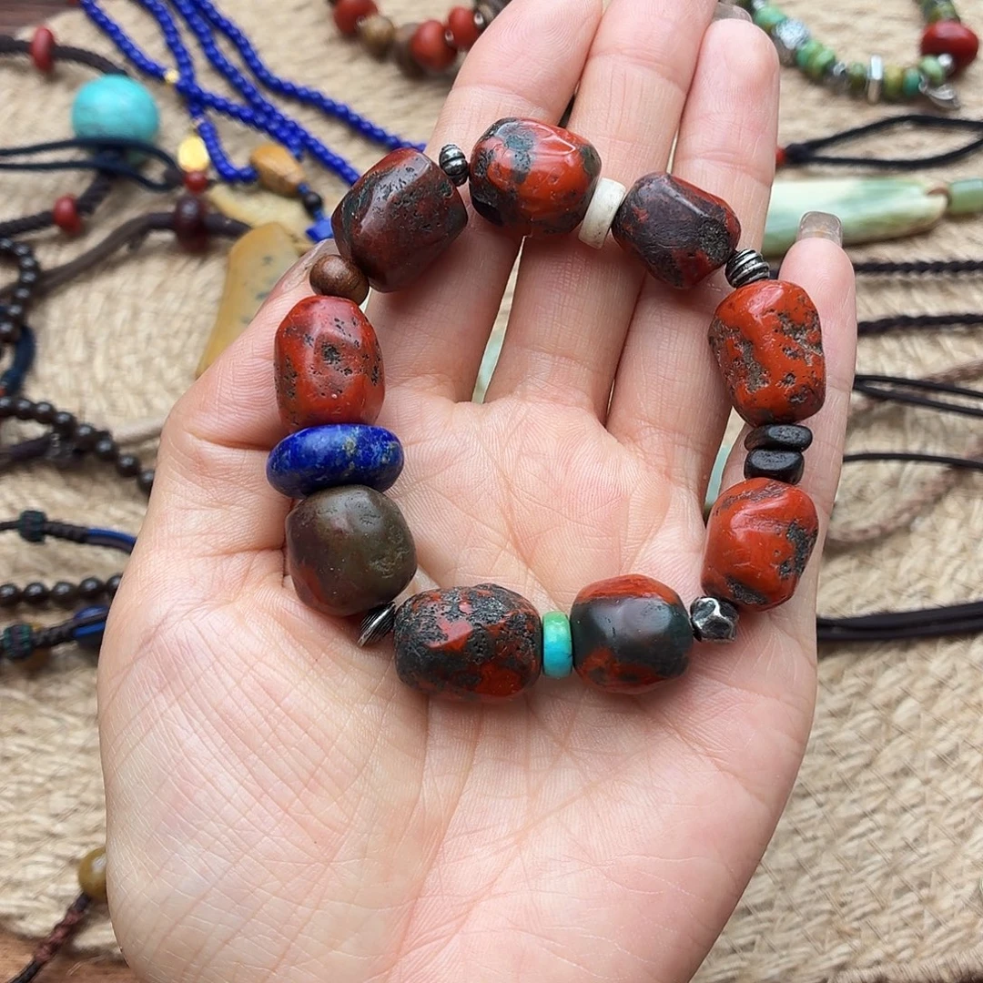 ***南红玛瑙未镶嵌手链