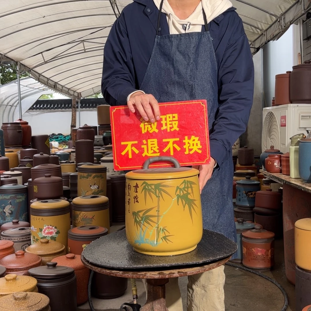 紫砂茶叶罐8 饼茶叶罐