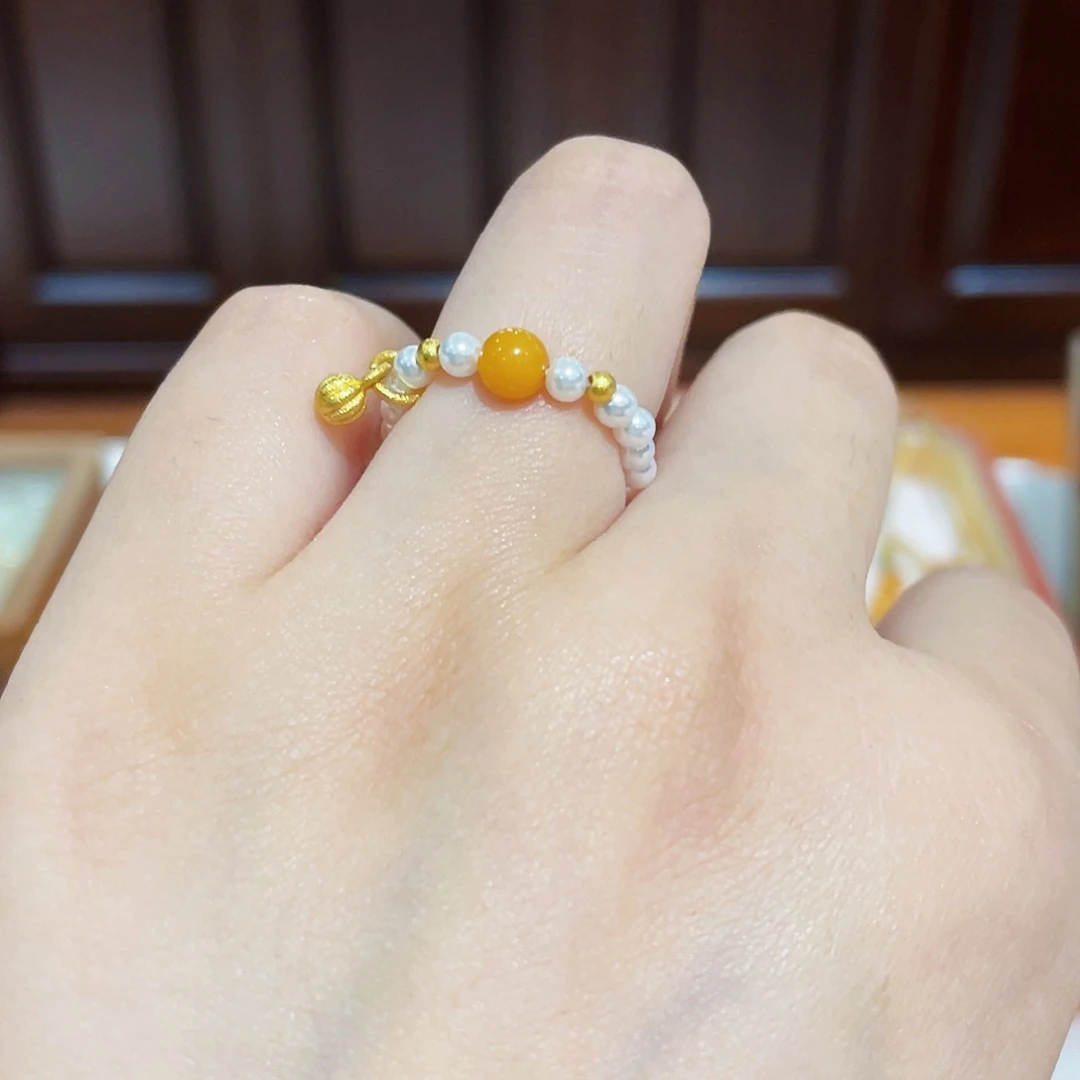 蜜蜡手链未镶嵌手串