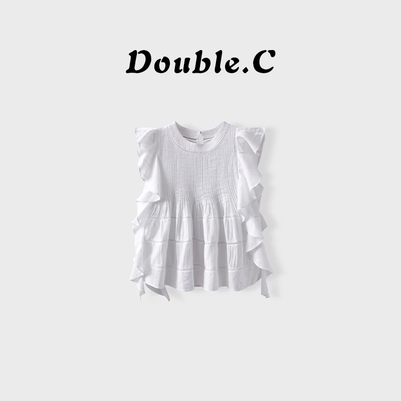 设计师款花边袖小衫SY5C219XS11