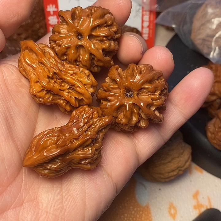 文玩核桃把件苹果35