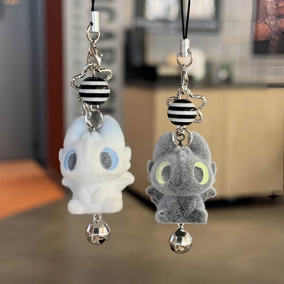 训龙高手梦幻联动可爱无牙仔和光煞情侣闺蜜手机链钥匙学生包挂件