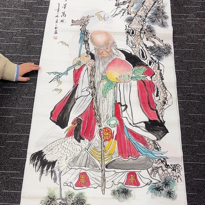 国画人物图画作品