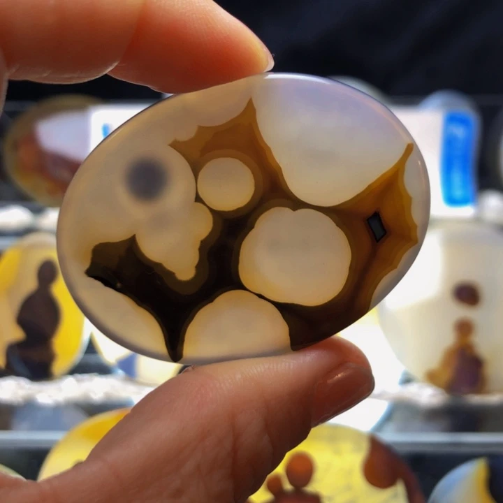 合金玛瑙/玉髓珠宝奇石张*43