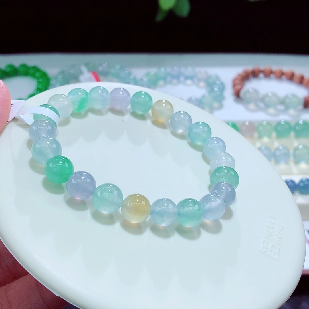 未镶嵌手链翡翠卡8+