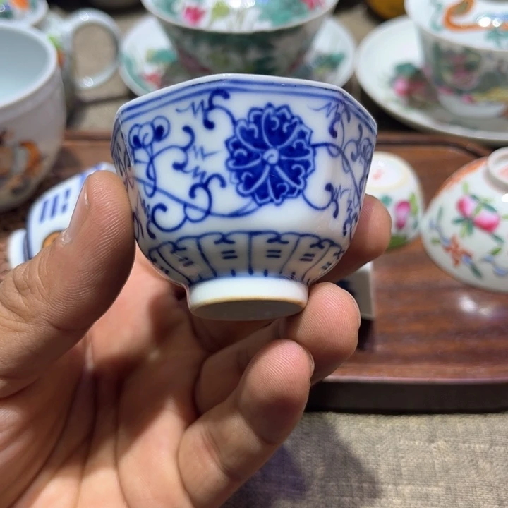 纯手绘精品盖碗杯