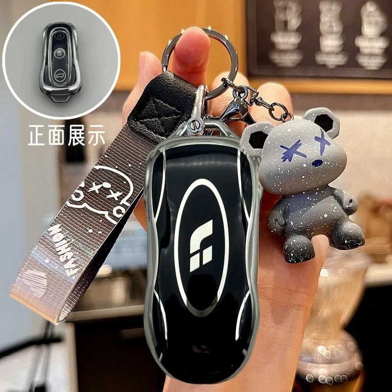 适用22款理想L9钥匙套新款L8汽车L7扣理想one保护壳L9MAX时尚包女