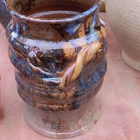 紫砂花盆口15高度25瑕疵