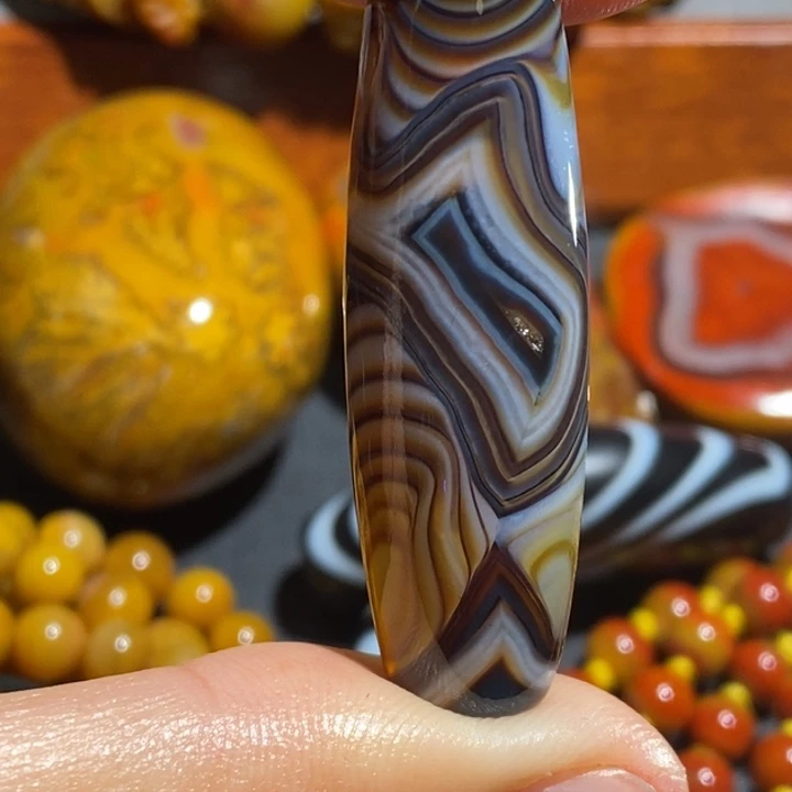 玛瑙/玉髓未镶嵌颈饰